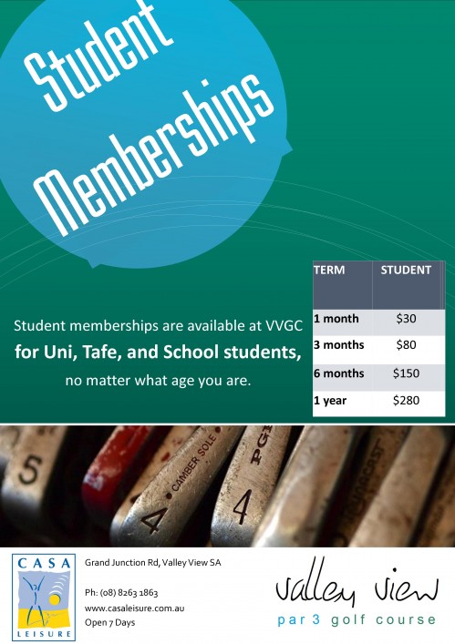 Valley View Student Membership